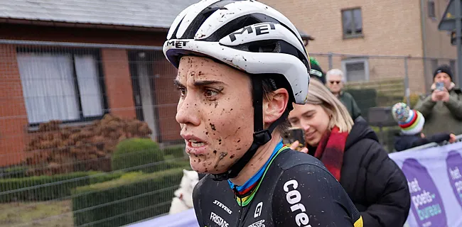 Sanne Cant kan op mooie woorden rekenen van Lucinda Brand