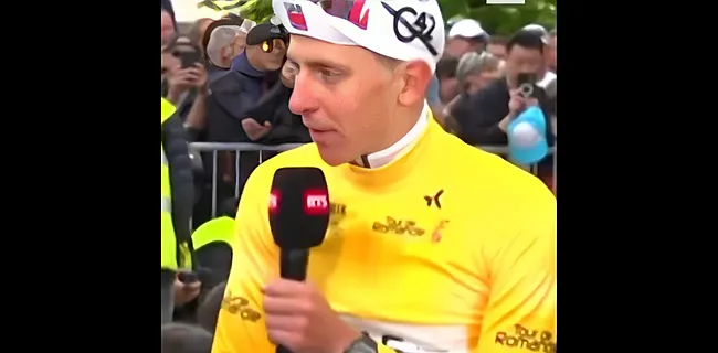 Auwch! Tadej Pogacar zet journalist stevig op zijn plaats