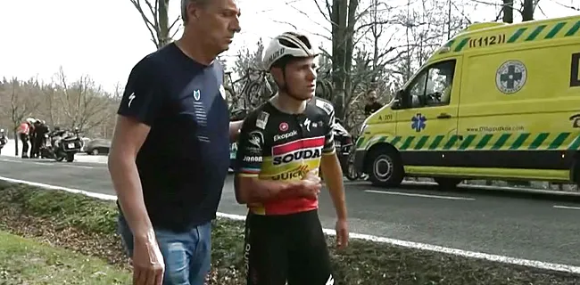 Evenepoel bedankt engelbewaarder na val: 'Een wonder'