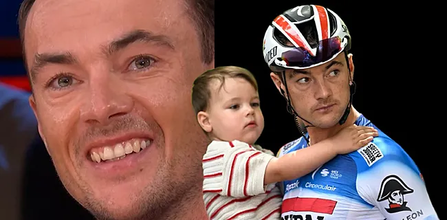 Live op tv: zoontje brengt Yves Lampaert tot tranen