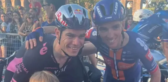 TUSSENSPRINT: Van Aert neemt afscheid van legende, clash tussen Visma en UAE