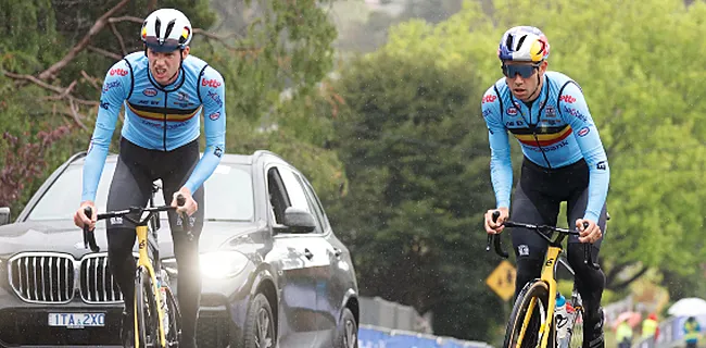 Belgen verkennen WK-parcours, zonder Evenepoel