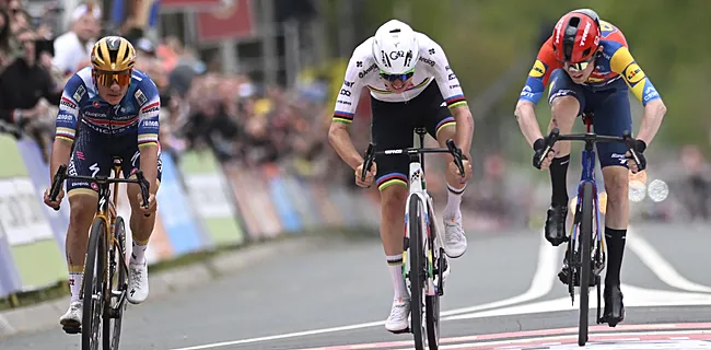 Skjelmose verrassende winnaar Amstel, Evenepoel maakt indruk en wordt derde
