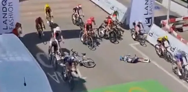Urska Zigart (vriendin Pogacar) met spoed afgevoerd na akelige crash