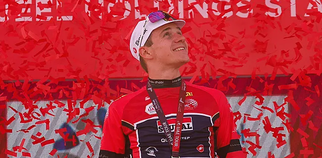 Evenepoel verstevigt leiderspositie: 'Merlier klapte bijna over zijn stuur'