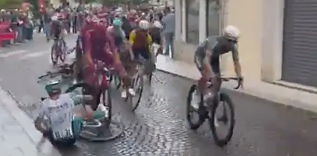 Beelden leggen bloot wie de Giro-chaos écht veroorzaakte