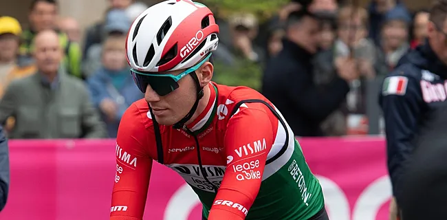 Visma-LAB met handen in het haar na dubbele valpartij in Giro