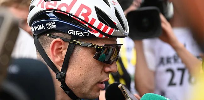 Wout van Aert krijgt stevige klap: 'Ik voelde het meteen'