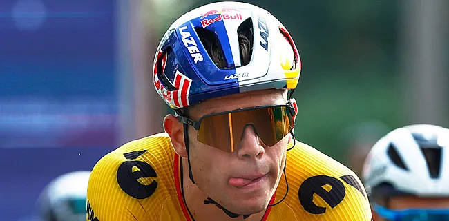Van Aert getroost door zoontje George na WK gravel: 'Mijn eigen fout'