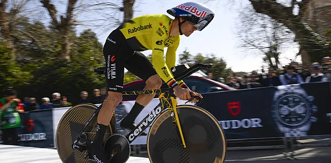 Van Aert heeft iets opvallends te melden na tijdrit Tirreno-Adriatico