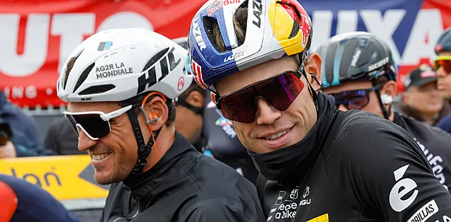 Wout van Aert komt met mooie woorden voor Van Avermaet