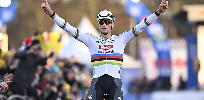 Van der Poel verslaat Van Aert ook in Hofstade