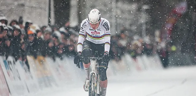 Ondanks zege kreeg ook Van Der Poel flinke dreun te verwerken