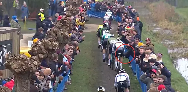 Fan komt zelf met een reactie na incident met Van der Poel