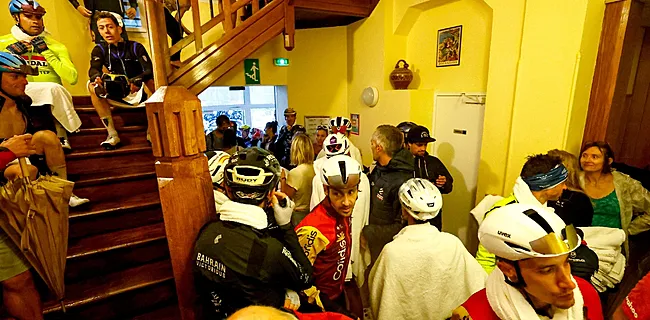 Noodweer in Vuelta: ongeziene beelden doen de ronde na afgelasting