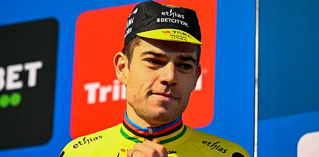 Van Aert zet amusante reeks stop: 'Geraakte in een konijnhol terecht'