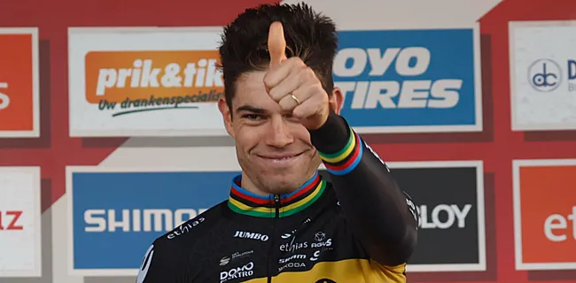 Wout van Aert komt met prachtige geste voor ploegmakker