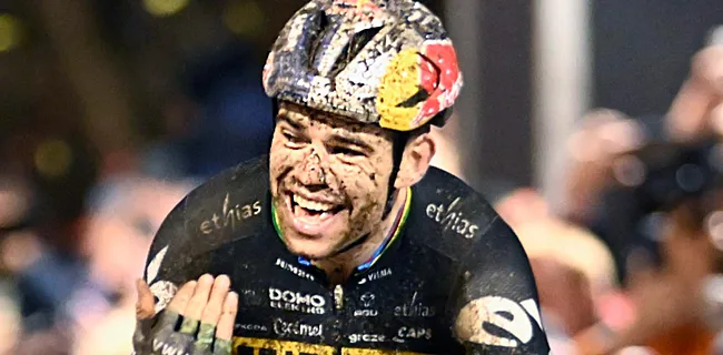 Van Aert krijgt lachers op de hand na veldritspektakel