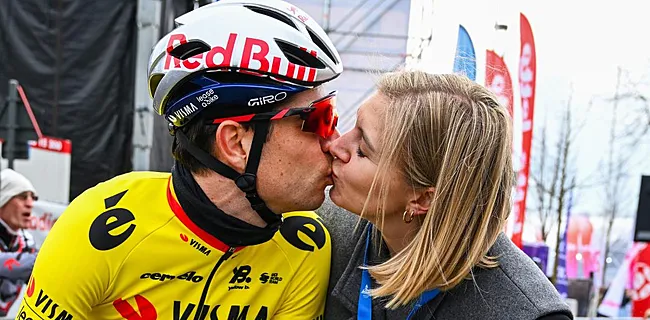 Wout valt door de mand: Sarah betrapt Van Aert op leugentje