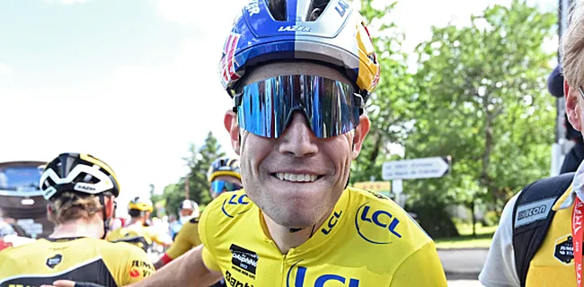 Van Aert hilarisch richting Merlier: 