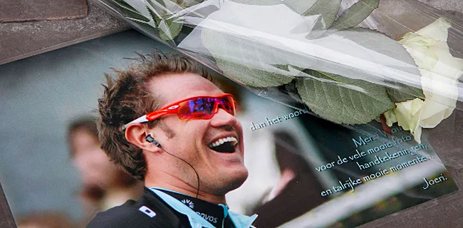 TUSSENSPRINT: Giro eert Weylandt, (groen) lachen met Van Aert