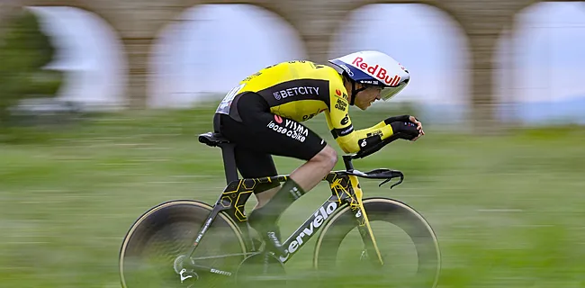 Van Aert verklaart tijdrit zonder punch en looft megastunt