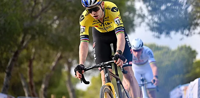 Albert zet Van Aert met voetjes op de grond na winst in Benidorm